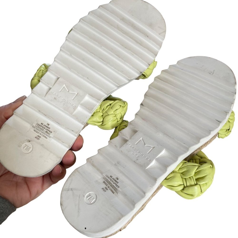 Marc Fisher Jaimee Braided Sandal Size 7 - image 7